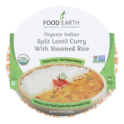 Food Earth Organic Lentil Curry 6 - 10.58 Oz. Packs