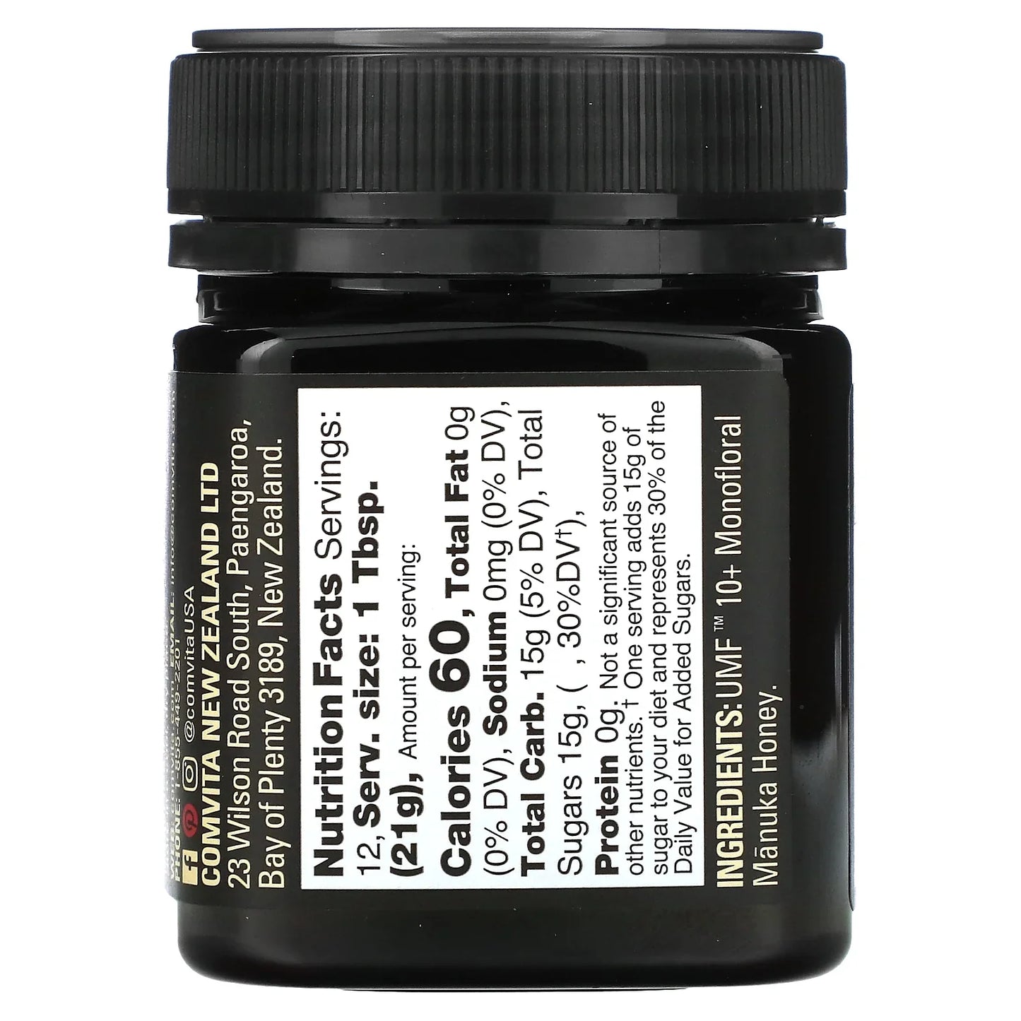 Comvita Raw Manuka Honey UMF 10+, MGO 263+, 8.8 oz