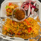 Noodles,Shrimps with Beef Suya