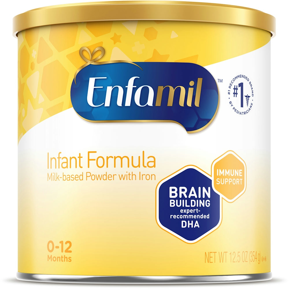 Enfamil  0-12 Months Milk Based  Powder With  Iron Infant Formula Baby 12.5Oz