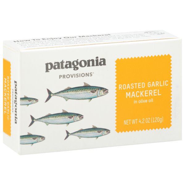 Patagonia Provisions Savory Mackerel with Roasted Garlic (Pack of 10-4.2 Oz)