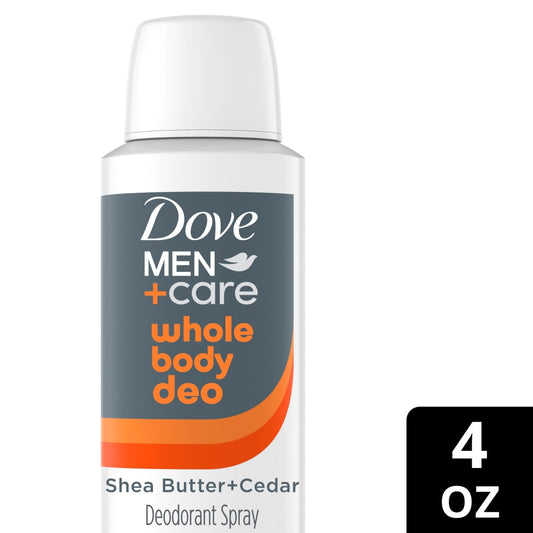 Dove Men+Care Whole Body Deodorant Spray - Aloe + Bamboo - 4 oz