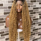 Bohemian Knotless (100% HD Human Hair Lace & Wavy Curls) Tara Collection Lux VIP
