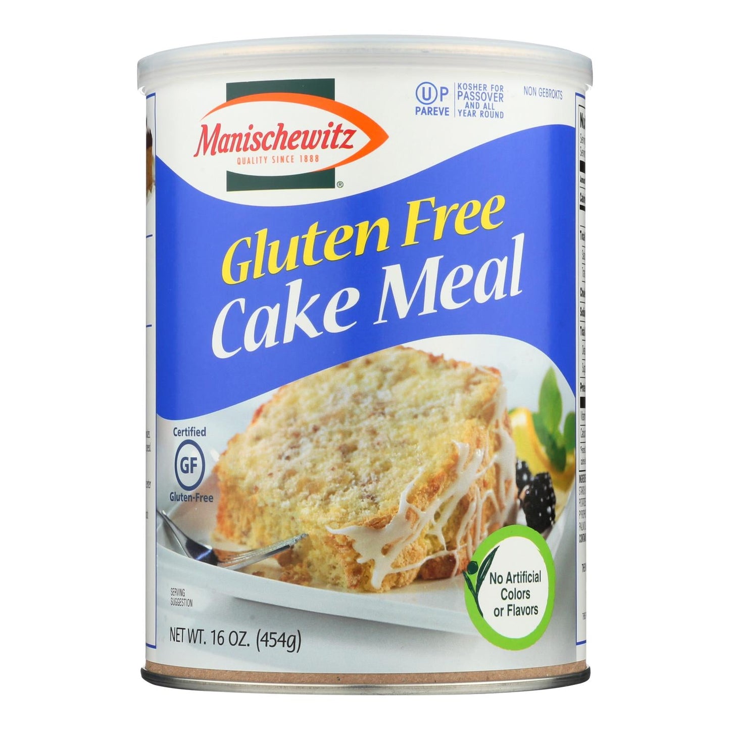 Manischewitz Gluten-Free Cake Meal (Pack of 12 - 16 Oz)