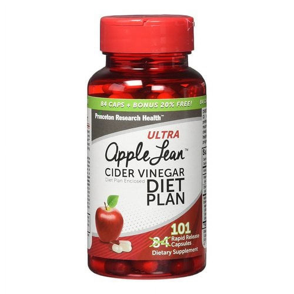 Princeton Research Health Ultra Apple Lean – Apple Cider Vinegar Diet Plan (Rapid Release Capsules)