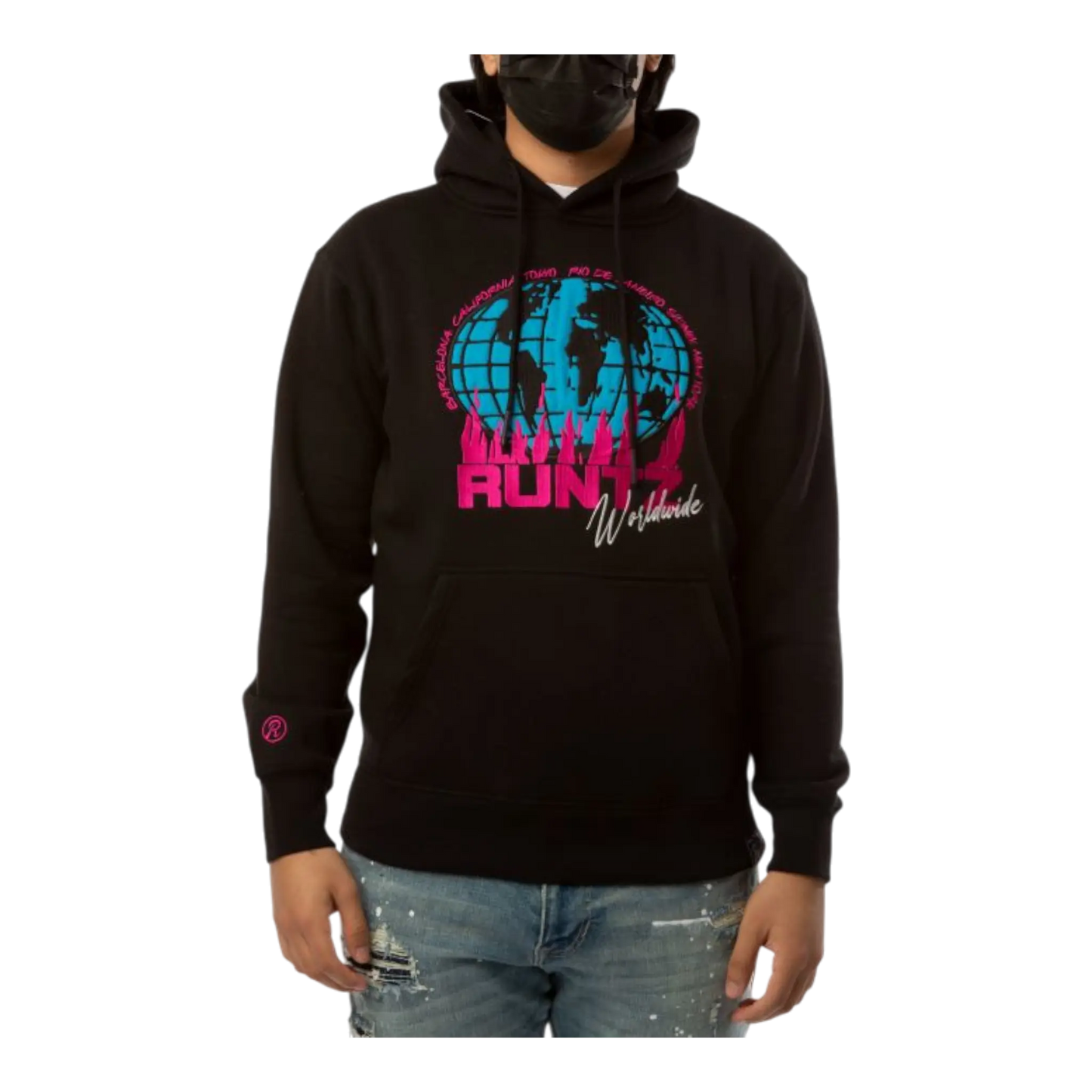 Runtz Takeover World Tour Pullover Hoodie Men’s – Black