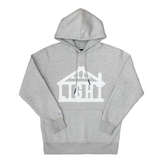 HP Farms Lighthouse Pull-Over Men’s Hoodie – Heather Grey