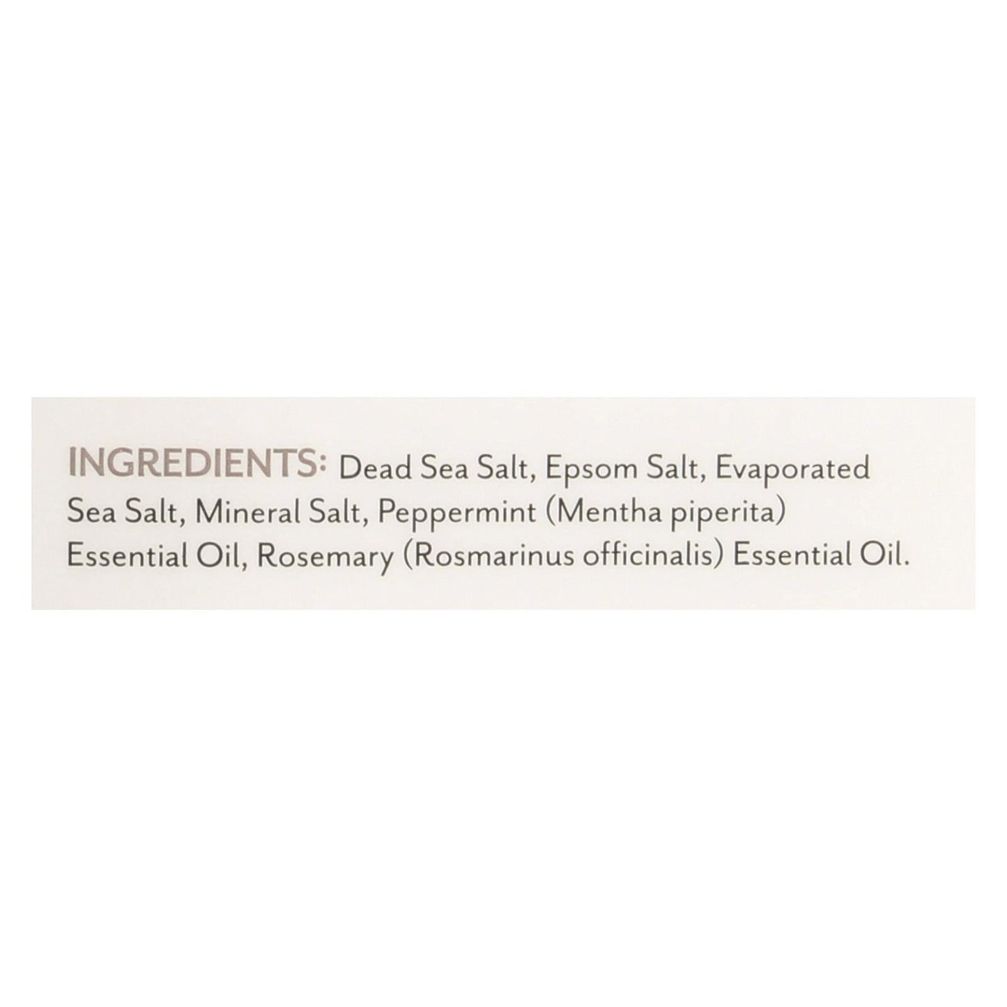 Soothing Touch Peppermint Rosemary Bath Salts - 8oz, Case of 6 - Epsom & Dead Sea Salt Soak for Muscle Relief