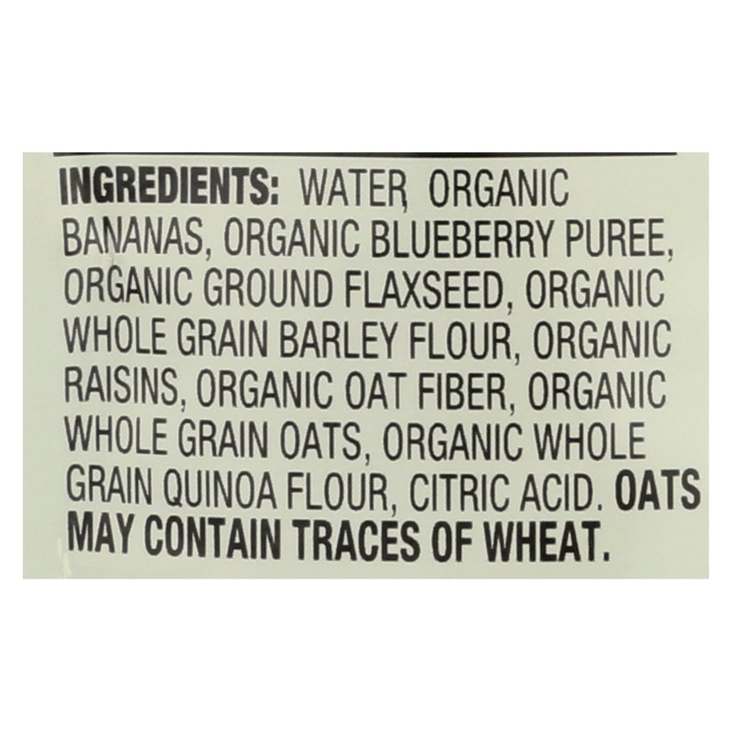 Earth's Best Organic Blueberry Banana Flax & Oat Baby Food Pouch, Stage 2, 3.5 oz (Case of 12)