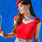 Isabel Top in Red