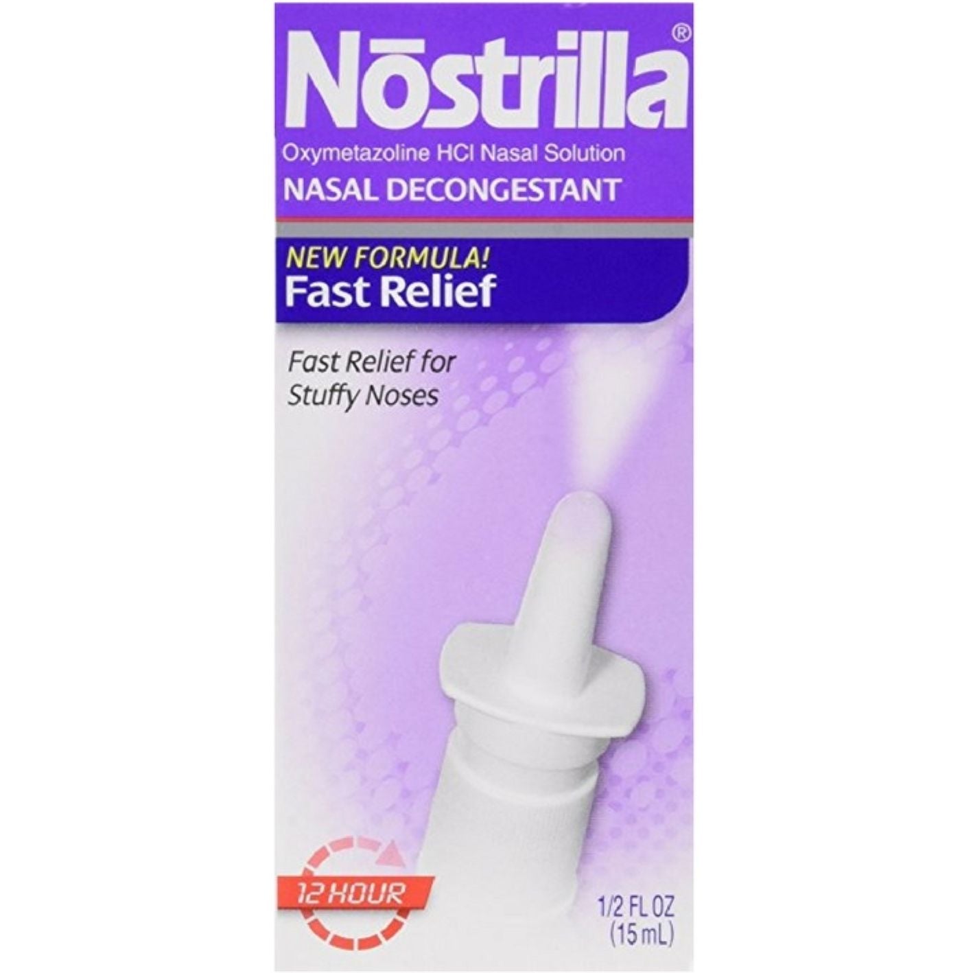 Nostrilla Original Fast Relief 12 Hour Nasal Decongestant
