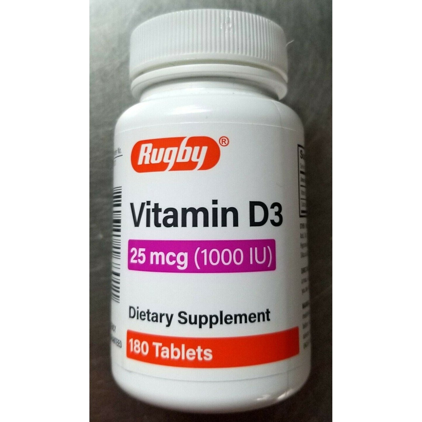 Vitamin D3 Tb 25mcg 180
