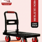 Heavy Duty Folding Platform Cart-350/660/820 lb-Flatbed Hand Truck with Strap