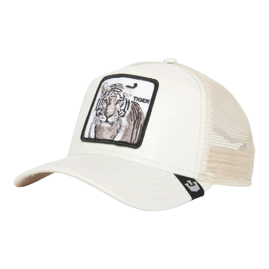 Goorin Bros The Killer Tiger Trucker Hat White