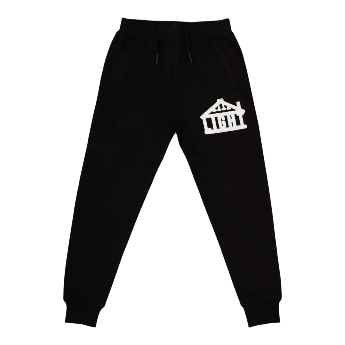 HP Farms Lighthouse Joggers Men’s Sweatpants – Black/White