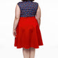 Charlotte Skirt in Red