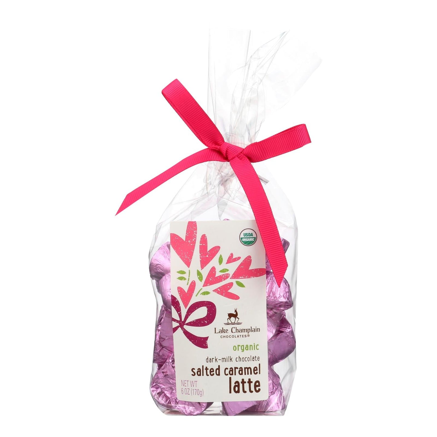 Lake Champlain Chocolates Salted Caramel Latte Dark-Milk Chocolate - 6 Oz Bag (Case of 12)