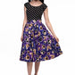 Boat Neck Top in Polka Dots