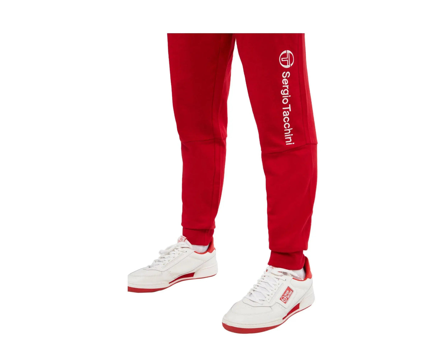 Sergio Tacchini Almers Men Joggers Sweatpants Tango Red