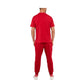 Sergio Tacchini Iberis Men T-Shirt Tango Red/Blanc De Blanc