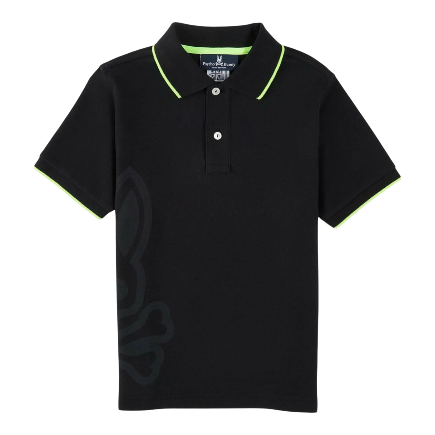 Psycho Bunny Chatham Kids Polo Shirt Kids Polo Shirt Black
