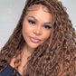 BOHEMIAN KNOTLESS BRAID WIG, FULL LACE, WAIST, VIP LUX COLOR