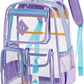 Contixo Clear Backpack - Trendy PVC Transparent Bookbag for Girls by Contixo