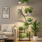 Metal 8-Tier Corner Plant Stand | Indoor Tree-Shape Plant Shelf