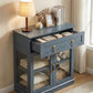 Modern Glass Door Cabinet – 3 Styles | Adjustable Shelves | Compact Storage Cupboard