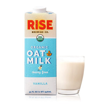 Rise Brewing Co. Oatmilk Vanilla 6-Pack, 32 Fl Oz Cans