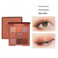 Nine Colors Matte Shimmer Sequins Earth Color Thin And Glittering Eye Shadow Plate