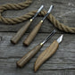 4-Piece Carving Knife, Chisel & Gouge Set