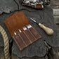 4-Piece Diamond Style Leather Pricking Iron and Hand-Forged Awl