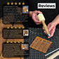 4-Piece Diamond Style Leather Pricking Iron and Leather Nylon Hammer