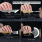 4-Piece Leather Tool Set with Leather Sheaths
