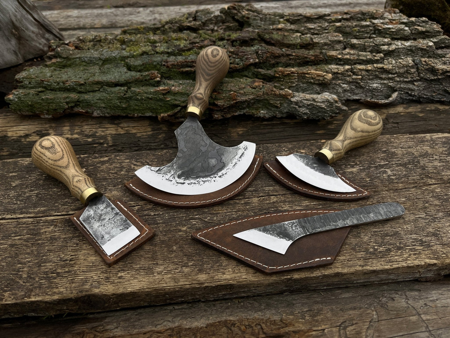 4-Piece Leatherworking Tool Set