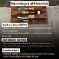 4-Piece Spoon Carving Tool Set with Leather Roll