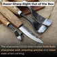 4-Piece Spoon Carving Tool Set with Leather Roll