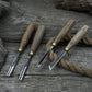 4-Piece Wood Carving Chisel & Gouge Set
