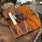 4 Pocket Leather Tool Roll