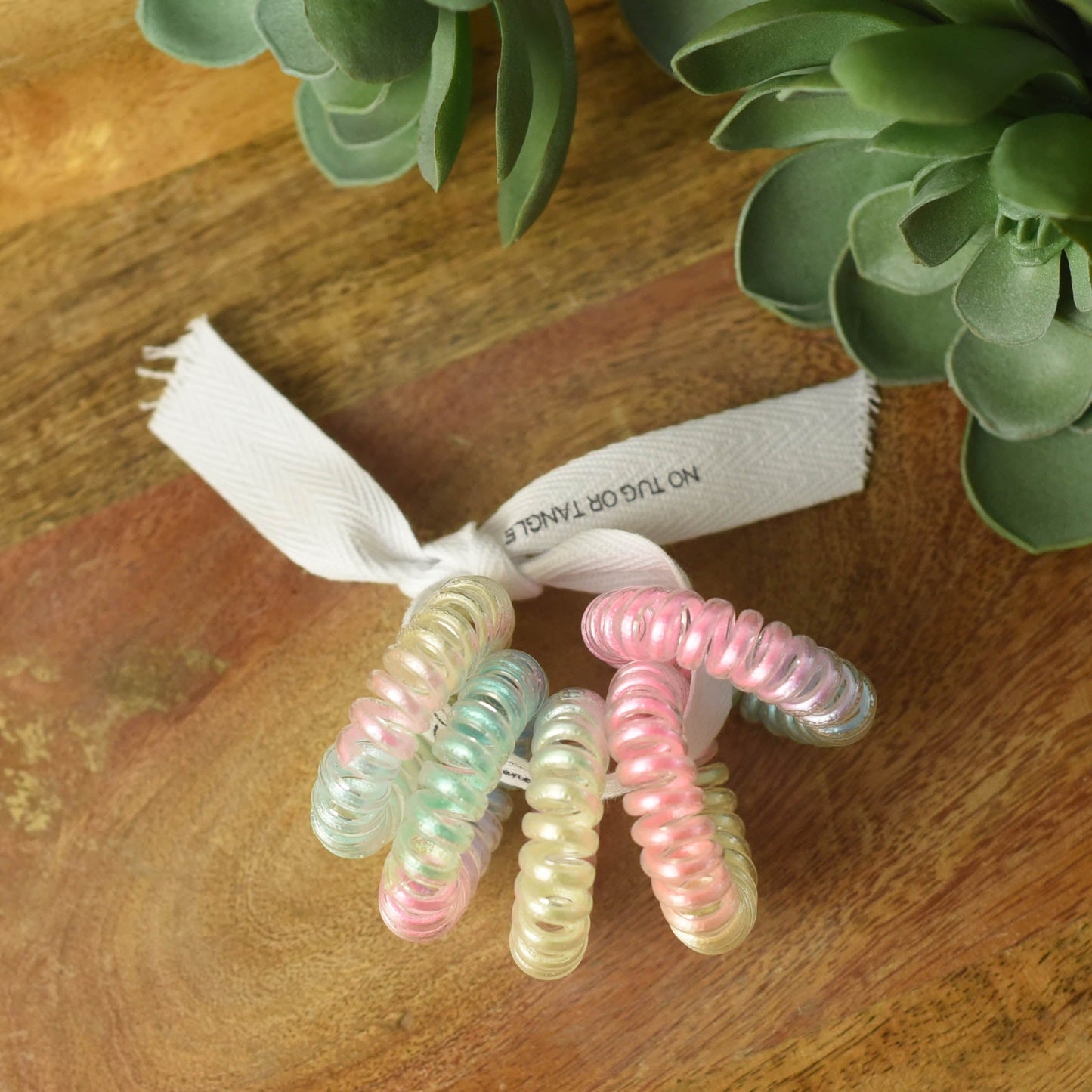 Medium Hair Coil Set in Rainbow Ombre
