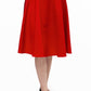 Charlotte Skirt in Red