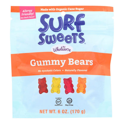 Surf Sweets Organic Gummy Bears (8-6 Oz Bags)
