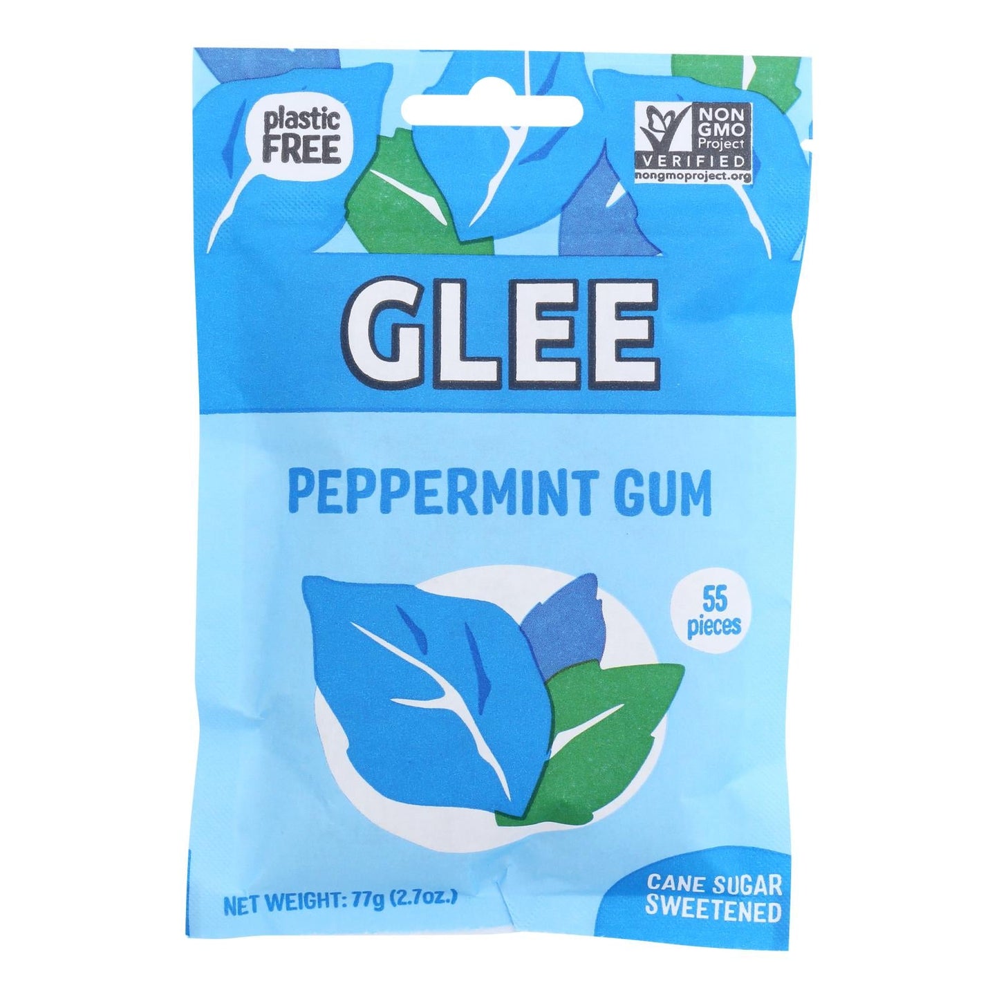 Glee Gum Peppermint Pouch (Pack of 6-55 Count)