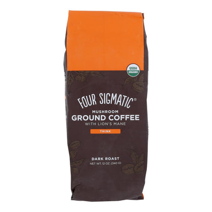 Four Sigmatic Lion's Mane Mushroom Coffee - 8 x 12 Oz