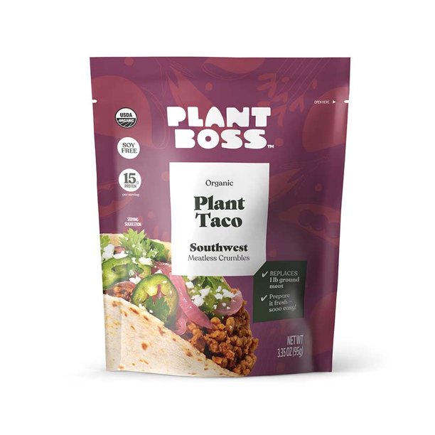 Plant Boss Meatless Crumble Southwest Taco Seasoning, 6-Pack, 3.35 oz.