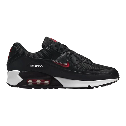 Nike Air Max 90 Men Sneakers Black White University Red