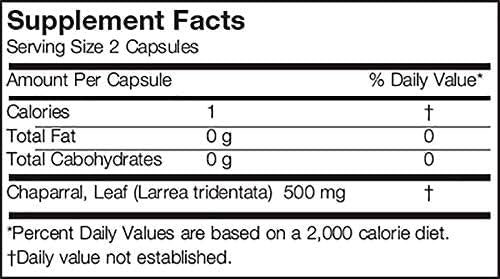 Arizona Natural Chaparral, 500 mg, 180 Capsules