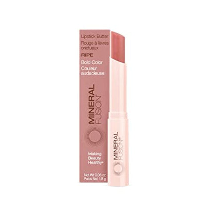 Mineral Fusion Makeup Lipstick Butter in Ripe, 0.6 Oz