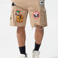 Jordan Craig War Angel Cargo Shorts - Khaki
